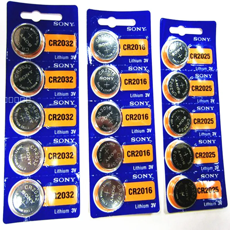 15Pcs SONY Original cr2032 cr 2025 cr2016 3v button cell coin batteries for For Watch Remote Control Calculator
15Pcs SONY Original cr2032 cr 2025 cr2016 3v button cell coin batteries for For Watch Remote Control Calculator
