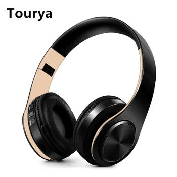 Tourya B7 Wireless Bluetooth Headset Foldable Headphone Adjustable Earphones