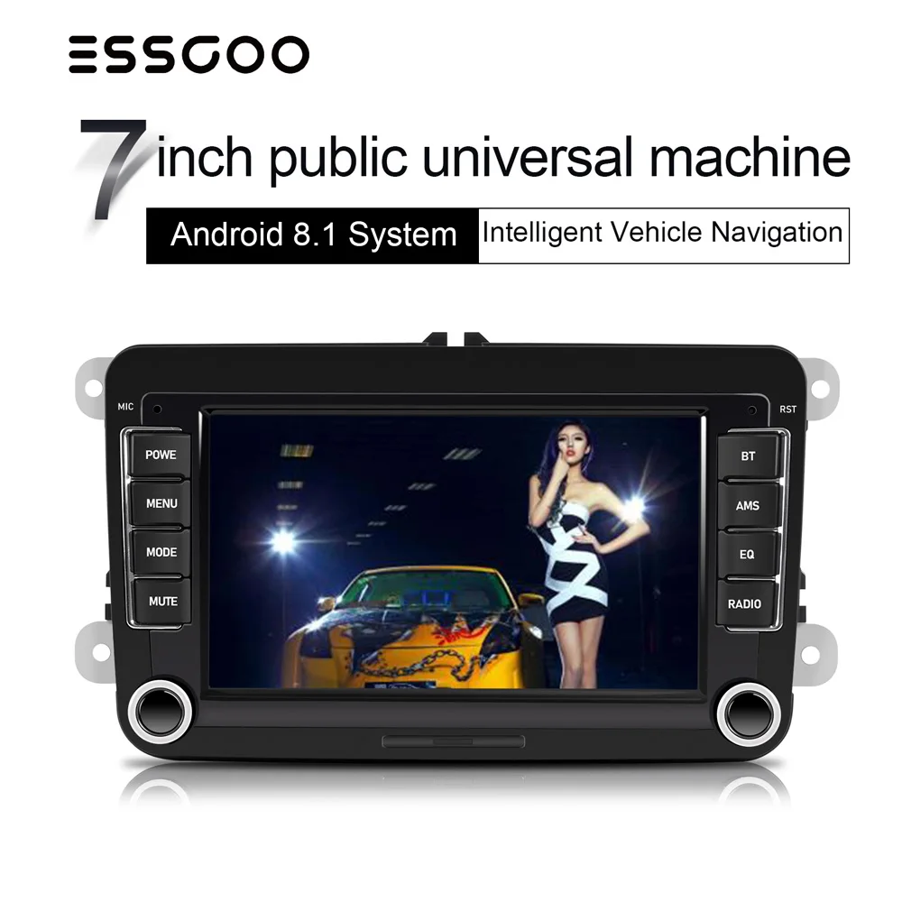Essgoo Car Radio MP5 Player 2 din 7 inch Android 8.1 GPS Quard Core for Volkswangen 1+16G FM HD Video wifi
Essgoo Car Radio MP5 Player 2 din 7 inch Android 8.1 GPS Quard Core for Volkswangen 1+16G FM HD Video wifi