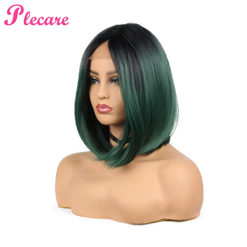 Plecare Hair Short Bob Straight Synthetic Wig Pruike Lace Front Wig Green High Temperature Heat Resistant Fiber Hair Women Wigs.
Plecare Hair Short Bob Straight Synthetic Wig Pruike Lace Front Wig Green High Temperature Heat Resistant Fiber Hair Women Wigs.