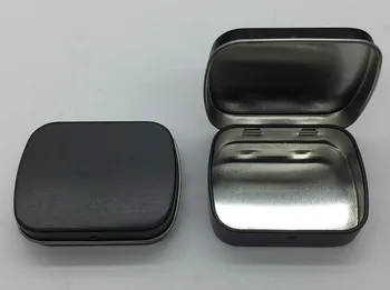New Arrival black Mint tin box small gift box jewelry chewing gum box with hinge 58x45x15mm 100pcs/lot
New Arrival black Mint tin box small gift box jewelry chewing gum box with hinge 58x45x15mm 100pcs/lot