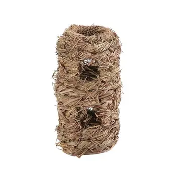1pc Hand-Woven Natural Grass Tunnel Weaved Grass House Small Pet Toys Seagrass Tunnel Animal Activity Center For Hamster Rabbits
1pc Hand-Woven Natural Grass Tunnel Weaved Grass House Small Pet Toys Seagrass Tunnel Animal Activity Center For Hamster Rabbits