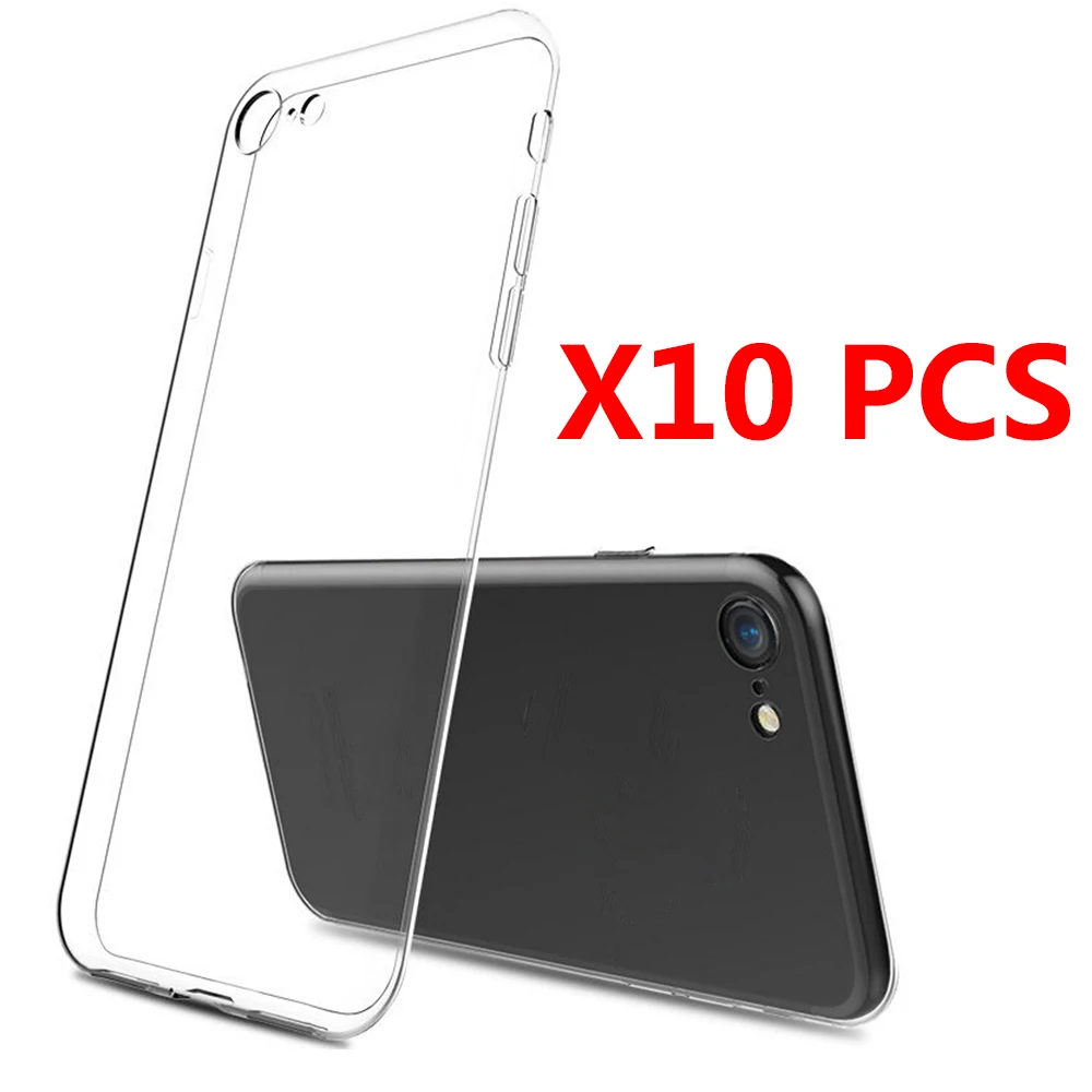 For Apple iPhone 5 6 7 8 Plus X XR XS MAX Soft Silicone Clear TPU Cell Phone Case Back Cover High Quality 1 set 10 Pieces Pack
For Apple iPhone 5 6 7 8 Plus X XR XS MAX Soft Silicone Clear TPU Cell Phone Case Back Cover High Quality 1 set 10 Pieces Pack