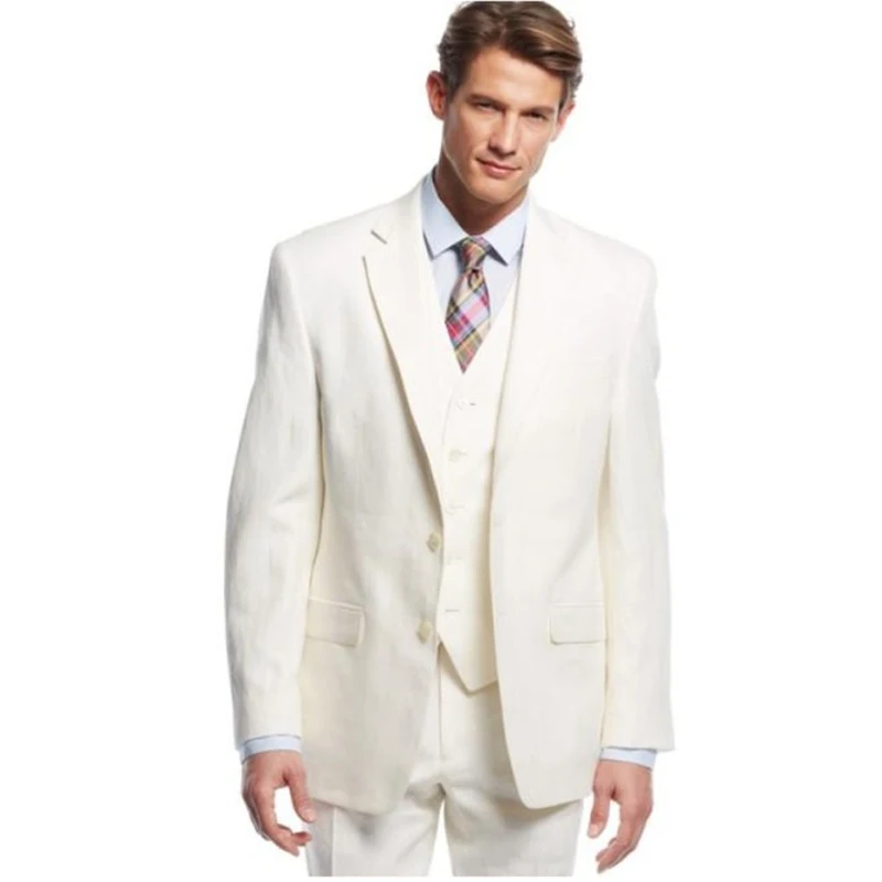 Ivory Men Suits Wedding Suits Business Prom Bridegroom Tailored Made Tuxedos Slim Fit Formal Best Man Blazer 3piece Traje Hombre
Ivory Men Suits Wedding Suits Business Prom Bridegroom Tailored Made Tuxedos Slim Fit Formal Best Man Blazer 3piece Traje Hombre