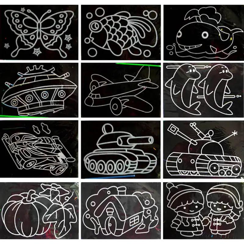1 Pc Colorful Scratch Art Paper Magic Painting Paper with Drawing Stick For Kids Drawing Toys
1 Pc Colorful Scratch Art Paper Magic Painting Paper with Drawing Stick For Kids Drawing Toys