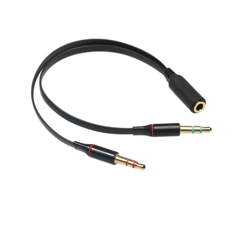 3.5 Plug 1 Female to 2 Male Y Splitter Earphone Audio Cables Headphone transducer combo adapter splitter for headset microphone
3.5 Plug 1 Female to 2 Male Y Splitter Earphone Audio Cables Headphone transducer combo adapter splitter for headset microphone