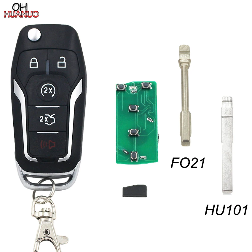 Modified Folding Remote Key Fob 4+1 Button 433MHZ With 4D60/4D63 Chip No Chip For Ford Focus Mondeo 5 Buttons HU101 FO21 Blade
Modified Folding Remote Key Fob 4+1 Button 433MHZ With 4D60/4D63 Chip No Chip For Ford Focus Mondeo 5 Buttons HU101 FO21 Blade