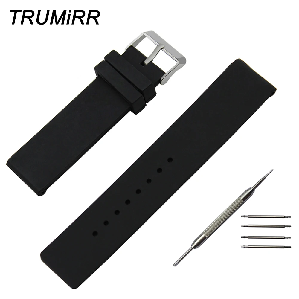 Silicone Rubber Watch Band Universal Watchband Stainless Steel Buckle Strap Wrist Bracelet Black White 16mm 18mm 20mm 22mm 24mm
Silicone Rubber Watch Band Universal Watchband Stainless Steel Buckle Strap Wrist Bracelet Black White 16mm 18mm 20mm 22mm 24mm