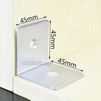 BRAND NEW 100PCS Stainless Steel Right Angle Brackets Thicker 2.5mm Corner Braces Joint Shelf Support L Shape Furniture Fittings
BRAND NEW 100PCS Stainless Steel Right Angle Brackets Thicker 2.5mm Corner Braces Joint Shelf Support L Shape Furniture Fittings