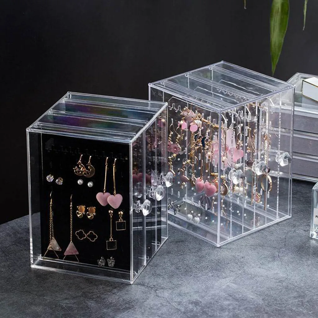 Storage Acrylic 3-Layers Transparent Jewelry Display Shelf howing Shelf Earrings Display Stand 130*130*180mm Jun 13
Storage Acrylic 3-Layers Transparent Jewelry Display Shelf howing Shelf Earrings Display Stand 130*130*180mm Jun 13