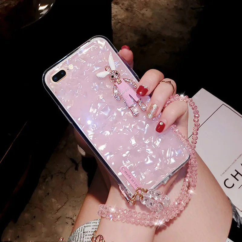 Crystal lanyard rabbit phone case For iphone xs max mobile phone shell silicone XR X 6 6s 7 8 plus Rhinestone Lanyard cute
Crystal lanyard rabbit phone case For iphone xs max mobile phone shell silicone XR X 6 6s 7 8 plus Rhinestone Lanyard cute