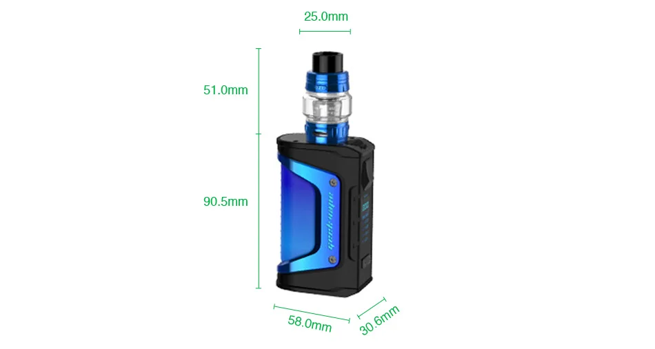 2pcs/lot Original 200W Geekvape Aegis Legend Kit with 4ml Alpha Tank & Waterproof Shockproof Dustproofesh Design E-cig Vape Kit