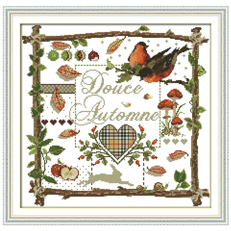 Swallows in Autumn Patterns Counted Cross Stitch 11CT 14CT Cross Stitch Set Wholesale Cross-stitch Kits Embroidery Needlework
Swallows in Autumn Patterns Counted Cross Stitch 11CT 14CT Cross Stitch Set Wholesale Cross-stitch Kits Embroidery Needlework