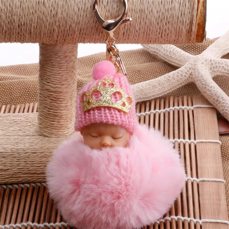 Faux Rabbit Fur Ball Kids Key Chain Keyrings Pendant Angel Gift Bag llaveros Chaveiro Cellphone Baby Crown Keychain Accessory
Faux Rabbit Fur Ball Kids Key Chain Keyrings Pendant Angel Gift Bag llaveros Chaveiro Cellphone Baby Crown Keychain Accessory