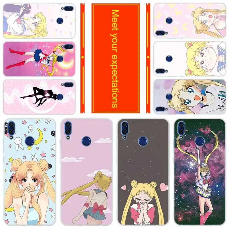 Phone for HUAWEI Honor 10 9 i lite Cover Honor 8X a max 9lite 7 6 X 7a pro V20 Play Cover Case lovely sailor moon
Phone for HUAWEI Honor 10 9 i lite Cover Honor 8X a max 9lite 7 6 X 7a pro V20 Play Cover Case lovely sailor moon