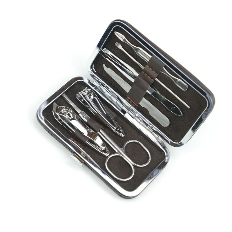 Free shipping High Quality 7 pcs Portable Stainless steel Nail Art Manicure Set with Pu Box + Travel Mini Nail Cutter zk50
Free shipping High Quality 7 pcs Portable Stainless steel Nail Art Manicure Set with Pu Box + Travel Mini Nail Cutter zk50