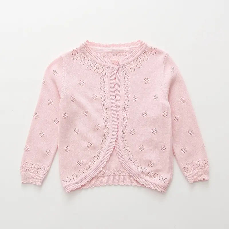 

Spring Girls Baby Cardigan Sweater Pink 100 Cotton Baby Girls Coat 1 2 3 4 5 6 7 8 Years Old 2022 Baby Clothes RKC195102