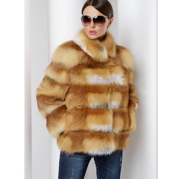 2019 BFFUR Women's Red Fox Fur Coat Winter Luxury Outfit Whole Skin Warm Thick Coats Female Vintage Jacket Park With Fur
2019 BFFUR Women's Red Fox Fur Coat Winter Luxury Outfit Whole Skin Warm Thick Coats Female Vintage Jacket Park With Fur
