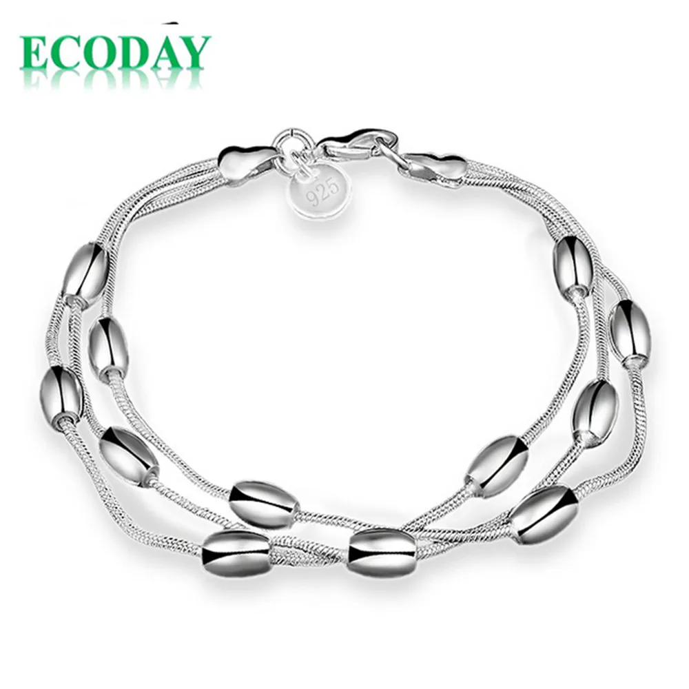 925 sterling silver Jewelry Pulseras Silver bracelets for women Silver Chains Bracelet BG083
925 sterling silver Jewelry Pulseras Silver bracelets for women Silver Chains Bracelet BG083