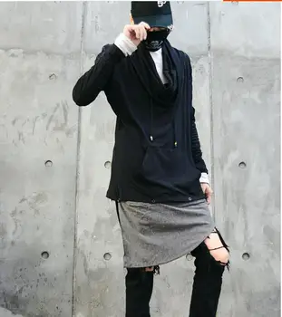 2019 new hip hop trend male personality T-shirt DJ stage wear male hair stylist Slim long-sleeved T-shirt
2019 new hip hop trend male personality T-shirt DJ stage wear male hair stylist Slim long-sleeved T-shirt