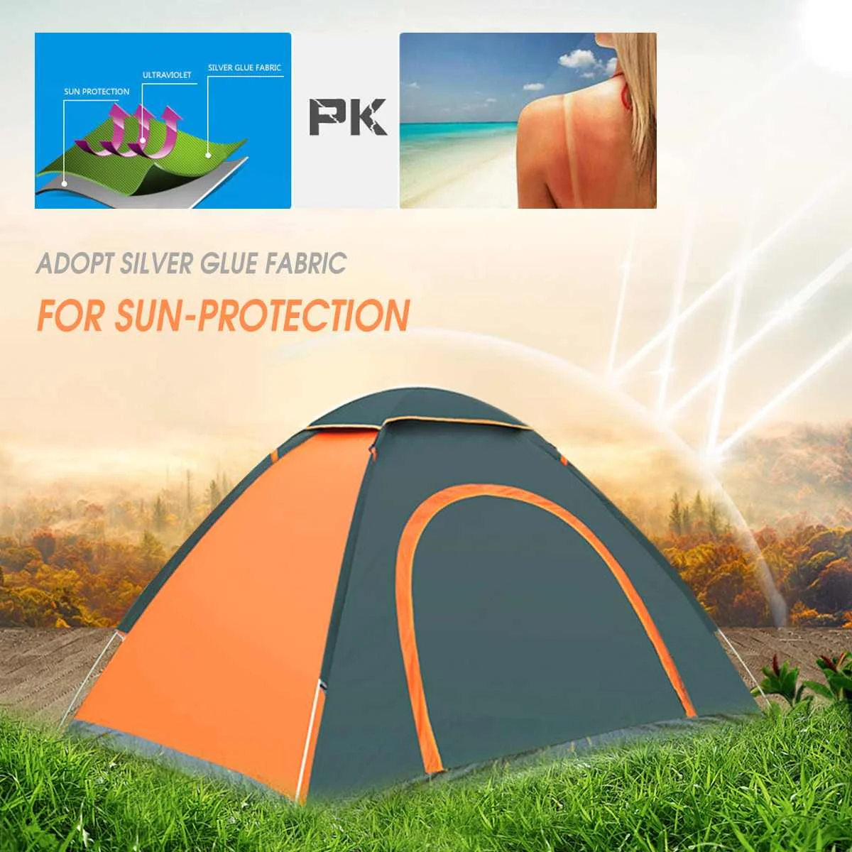 2-3 Person Waterproof Camping Tent Quick Automatic Open Outdoor Portable Shelter Hiking Fishing Travel Anti UV Sun
2-3 Person Waterproof Camping Tent Quick Automatic Open Outdoor Portable Shelter Hiking Fishing Travel Anti UV Sun