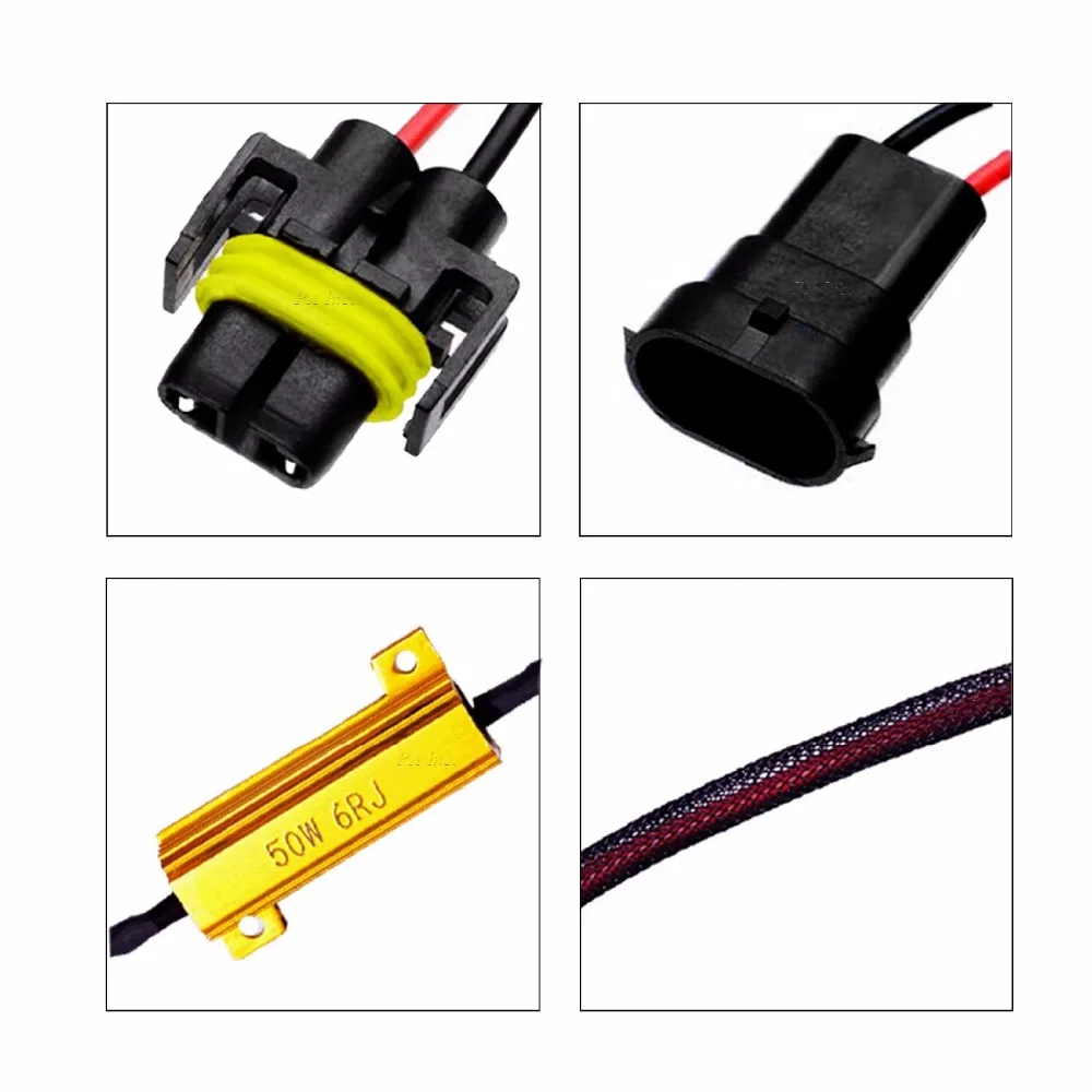PA LED 2PCS x Golden H8 H11 50W 6ohm Resistor Canbus Fixer LED Bulb Error Code Load Resistor
PA LED 2PCS x Golden H8 H11 50W 6ohm Resistor Canbus Fixer LED Bulb Error Code Load Resistor