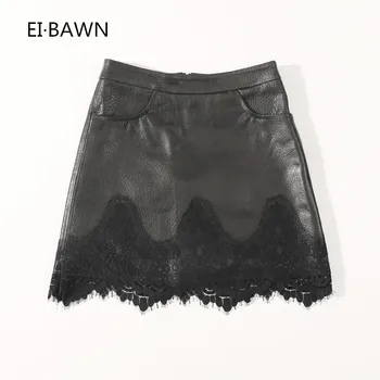2020 Autumn Leather Skirt Women Lace Side Skirt Slim Bag Hip Skirt Sheepskin Ladies Sexy Skirts Spring Fashion Genuine Leather 
2020 Autumn Leather Skirt Women Lace Side Skirt Slim Bag Hip Skirt Sheepskin Ladies Sexy Skirts Spring Fashion Genuine Leather
