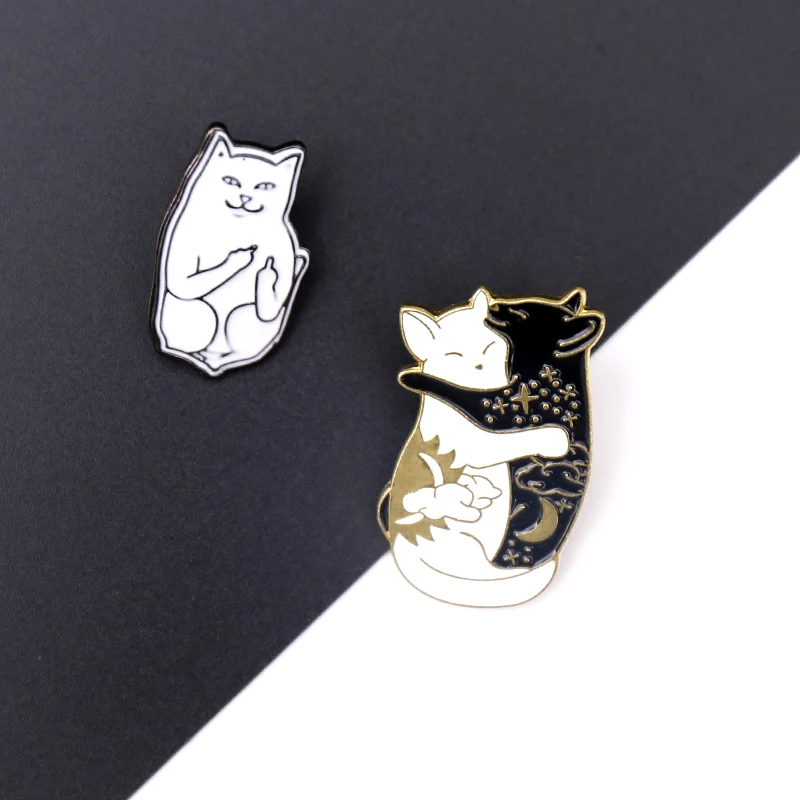 Nengdou J7 Black and White Cat Icon Pins and Brooches for Clothes Metal Badge for Backpack Icon Jewelry for Lovers Enamel Pin
Nengdou J7 Black and White Cat Icon Pins and Brooches for Clothes Metal Badge for Backpack Icon Jewelry for Lovers Enamel Pin