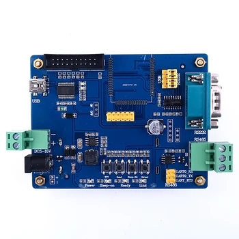 Low power RS232 serial to WIFI module HF-LPB100 test development evaluation board
Low power RS232 serial to WIFI module HF-LPB100 test development evaluation board