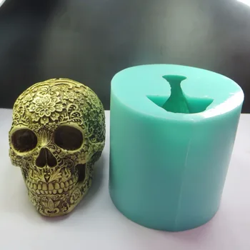 Silicone Mold 3D Skulls Head Soap Cake Chocolate Fondant Cake Mold Kitchen Moulds QT0006 Silica Gel Plum Blossom Skull Halloween
Silicone Mold 3D Skulls Head Soap Cake Chocolate Fondant Cake Mold Kitchen Moulds QT0006 Silica Gel Plum Blossom Skull Halloween