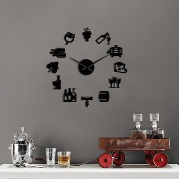 Modern Design Luxury 3d Acrylic Mirror Clocks Watch Grapes Wine Alcohol Diy Bar Wall Decor Wine Lover Gift Free Shipping
Modern Design Luxury 3d Acrylic Mirror Clocks Watch Grapes Wine Alcohol Diy Bar Wall Decor Wine Lover Gift Free Shipping