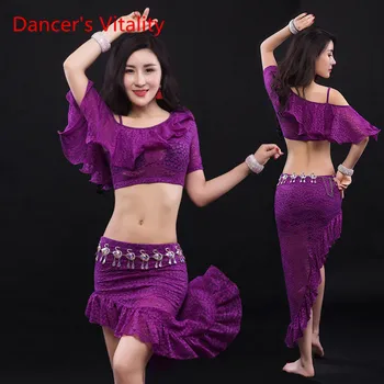 Dancer's Vitality New Brand Belly Dance Costume Shoulder Strap Style Irregular Skirt Oriental Dance Costumes For Tribal Dress
Dancer's Vitality New Brand Belly Dance Costume Shoulder Strap Style Irregular Skirt Oriental Dance Costumes For Tribal Dress