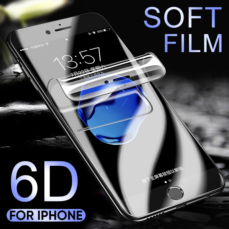 Soft Full Cover Screen Protector For iPhone 6 6S 7 8 Plus X 10 Hydrogel Membrane Film For iPhone 8 7 6 Plus Film Not Glass
Soft Full Cover Screen Protector For iPhone 6 6S 7 8 Plus X 10 Hydrogel Membrane Film For iPhone 8 7 6 Plus Film Not Glass