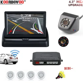 Koorinwoo Wireless Adopter Parkmaster 4.3 inch Folding Car LCD Monitor Video Parking Sensors 4 Buzzer Trajectory Rearview Camera
Koorinwoo Wireless Adopter Parkmaster 4.3 inch Folding Car LCD Monitor Video Parking Sensors 4 Buzzer Trajectory Rearview Camera