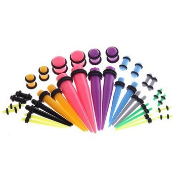 Tragus Stretchers 36pcs Ear Piercing Gauge Tunnel Taper Plug Stretching Kit 14G-00G Acrylic Colorful Piercing Septum Tapers Tool
Tragus Stretchers 36pcs Ear Piercing Gauge Tunnel Taper Plug Stretching Kit 14G-00G Acrylic Colorful Piercing Septum Tapers Tool