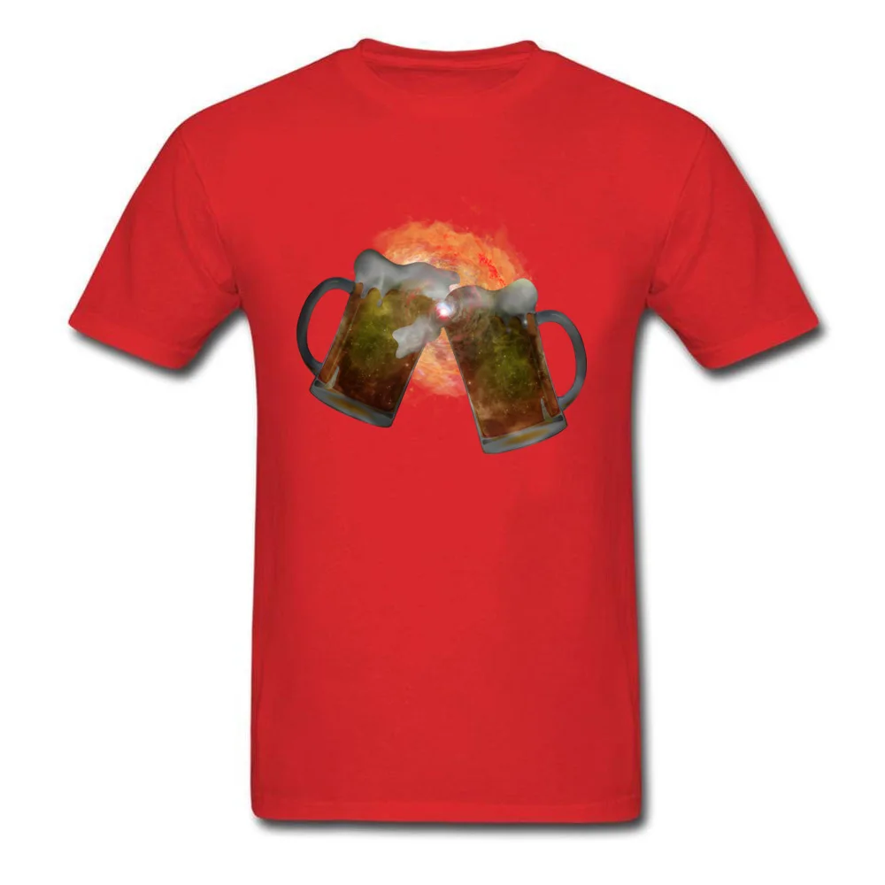 Big Bang Beer T-shirts Short Sleeve Classic 2018 Hot Sale Men VALENTINE DAY Tops & Tees Classic Tops Tees O-Neck 100% Cotton Big Bang Beer red