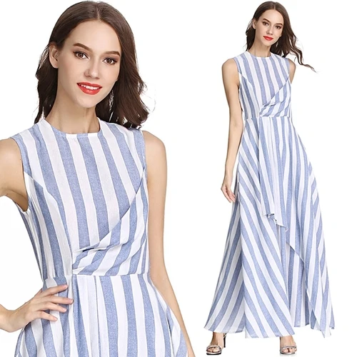 Spring Korean Version Literature And Art Simple Stripe Women Dress 2019 New Style Summer Fashion Round Collar Loose Slim Dresses
Spring Korean Version Literature And Art Simple Stripe Women Dress 2019 New Style Summer Fashion Round Collar Loose Slim Dresses