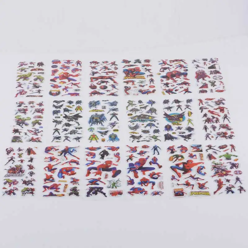 16 Pcs Different Spider-Man SuperHeroes Batman Stickers For Marvel The Avengers Stickers For Scrapbook Laptop Notebook Guitar
16 Pcs Different Spider-Man SuperHeroes Batman Stickers For Marvel The Avengers Stickers For Scrapbook Laptop Notebook Guitar