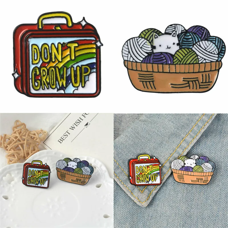 1Set Lovely Cute Cartoon Enamel Lapel Collar Pin Corsage Brooch Fashion Jewelry T-shirt Jewelry Female
1Set Lovely Cute Cartoon Enamel Lapel Collar Pin Corsage Brooch Fashion Jewelry T-shirt Jewelry Female