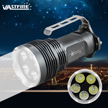 2500 LM 5x XM-L T6 LED Flashlight Torch Headlight Handlamp Light Lamp 5 Mode 4x18650+ Charger
2500 LM 5x XM-L T6 LED Flashlight Torch Headlight Handlamp Light Lamp 5 Mode 4x18650+ Charger