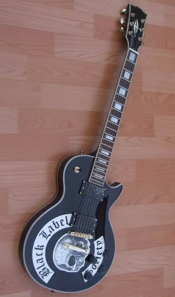 New Arrival Cnbald Custom electric guitar skull body in black 121209
New Arrival Cnbald Custom electric guitar skull body in black 121209