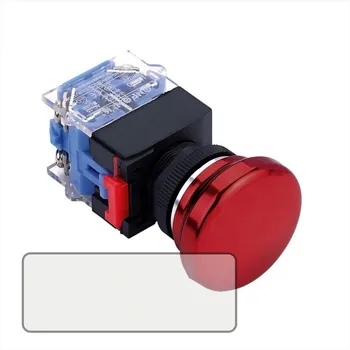 Hot wholesale mushroom head button switch 22mm for machine or equipment,8pcs/lot
Hot wholesale mushroom head button switch 22mm for machine or equipment,8pcs/lot