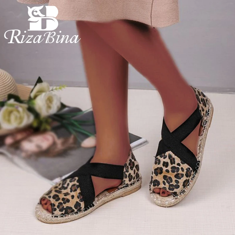 RIZABINA 2019 New Arrval Women Flats Sandals Fashion Casual Daily Summer Shoes Women Street Leopard Footwear Size 35-40
RIZABINA 2019 New Arrval Women Flats Sandals Fashion Casual Daily Summer Shoes Women Street Leopard Footwear Size 35-40