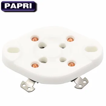 PAPRI Tube Socket DIY Vacuum Tube Ceramic 300B 2A3 811 572B 5Z2 5U4G U4A 4Pin Brass Plated Tin HIFI 10PCS
PAPRI Tube Socket DIY Vacuum Tube Ceramic 300B 2A3 811 572B 5Z2 5U4G U4A 4Pin Brass Plated Tin HIFI 10PCS