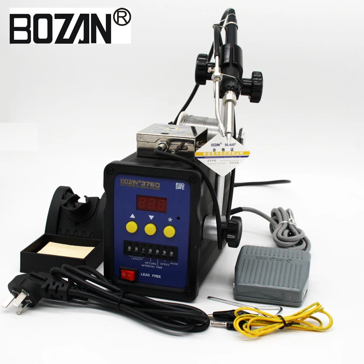 90W 376D Foot Switch Send Tin Soldering Machine Soldering,Automatic Tin Feeding Machine Constant Temperature Soldering Iron
90W 376D Foot Switch Send Tin Soldering Machine Soldering,Automatic Tin Feeding Machine Constant Temperature Soldering Iron