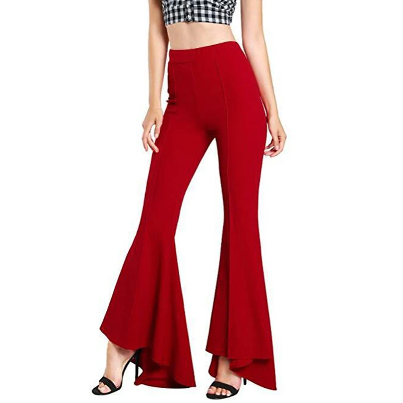 2019 Autumn Winter Elegant Retro Women High Waist Bell Bottom Pants Flare Pants Wide Leg Pants Office Ladies Plus Size 7 Colors
2019 Autumn Winter Elegant Retro Women High Waist Bell Bottom Pants Flare Pants Wide Leg Pants Office Ladies Plus Size 7 Colors