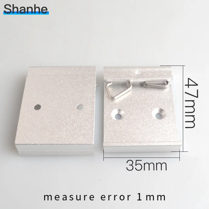 35mm DIN guide rail buckle Aluminum alloy Slideway clasp buckle Simple fixing rack with mounting holes
35mm DIN guide rail buckle Aluminum alloy Slideway clasp buckle Simple fixing rack with mounting holes