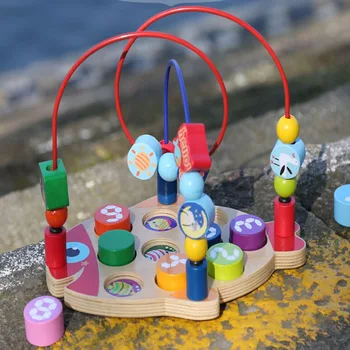 Wooden Baby Toddler Early Educational Toys Circle Intelligence Abacus For Kids Children Learning & Education Puzzle Toy
Wooden Baby Toddler Early Educational Toys Circle Intelligence Abacus For Kids Children Learning & Education Puzzle Toy