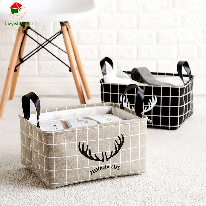 New handle desktop sundry Ambry clothing fabric Cosmetic Box Clean grid Storage Bag Organiser Foldable Container Storage Basket
New handle desktop sundry Ambry clothing fabric Cosmetic Box Clean grid Storage Bag Organiser Foldable Container Storage Basket
