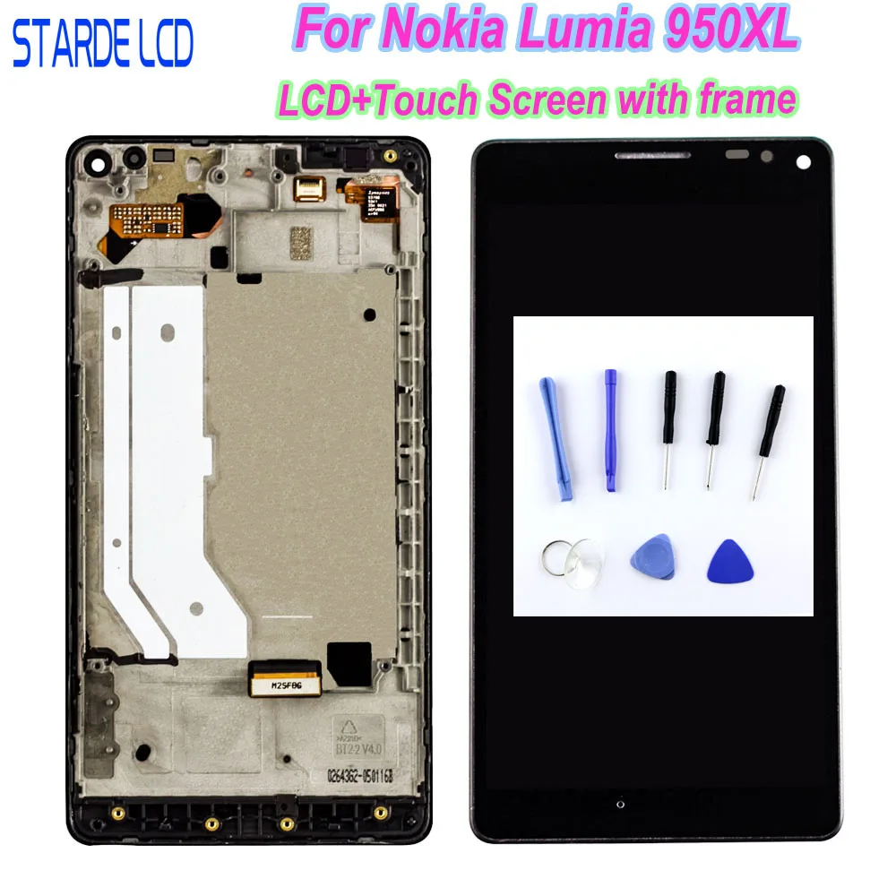 STARDE Replacement LCD For Nokia Lumia 950XL LCD Display Touch Screen Digitizer Assembly Frame 950 XL RM1116
STARDE Replacement LCD For Nokia Lumia 950XL LCD Display Touch Screen Digitizer Assembly Frame 950 XL RM1116